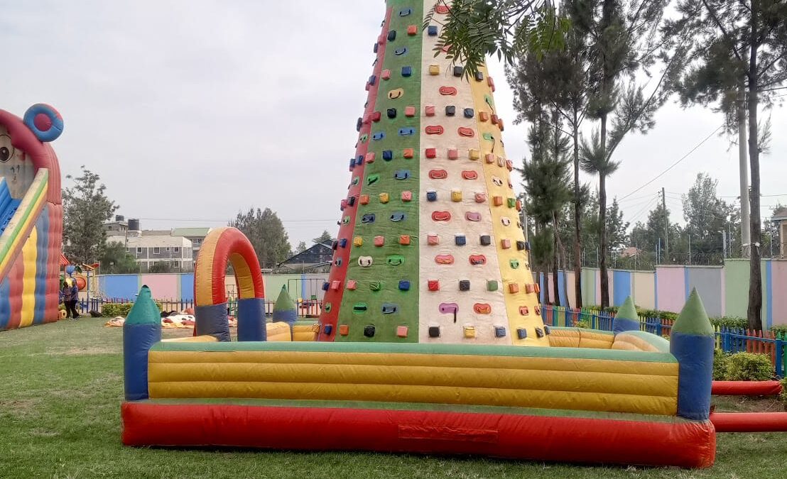 Inflatable climbing wall for hire in Nairobi