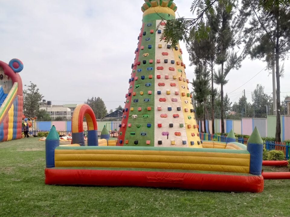 Inflatable climbing wall for hire in Nairobi