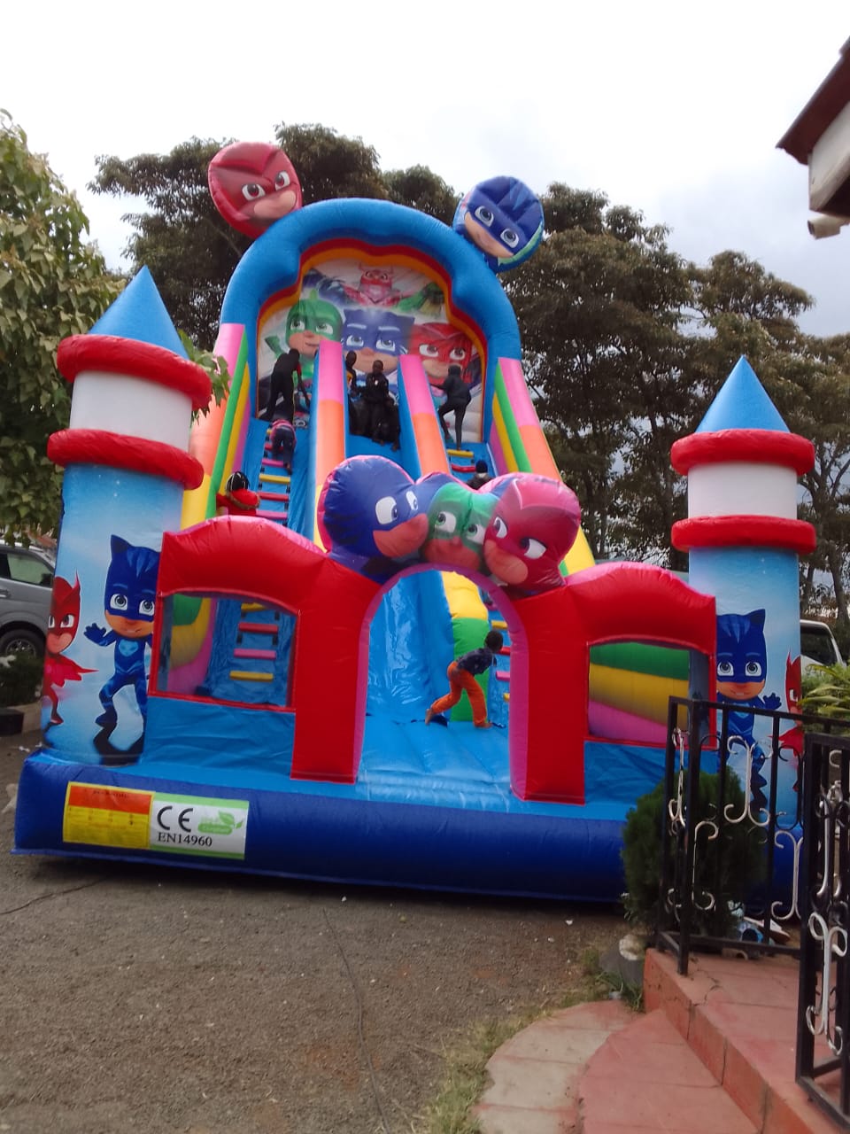 Giant dryslide set up in Naivasha