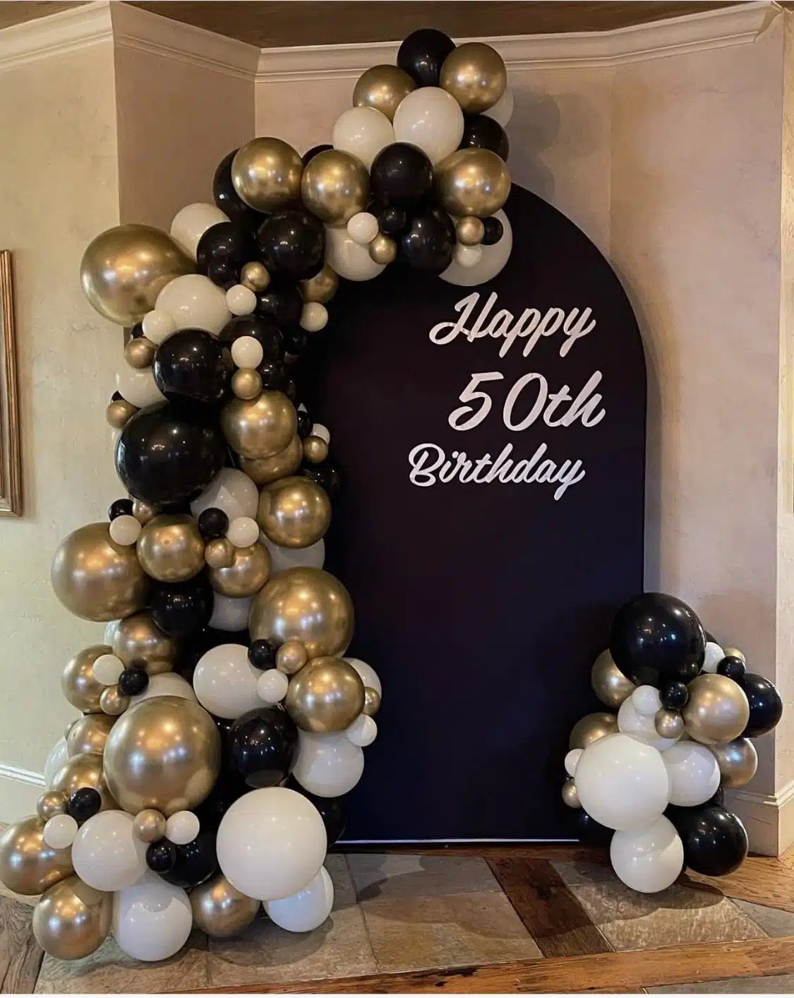 Birthday balloon backdrop