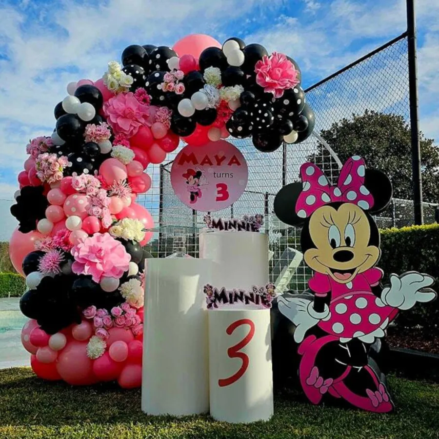 Themed balloon backdrop