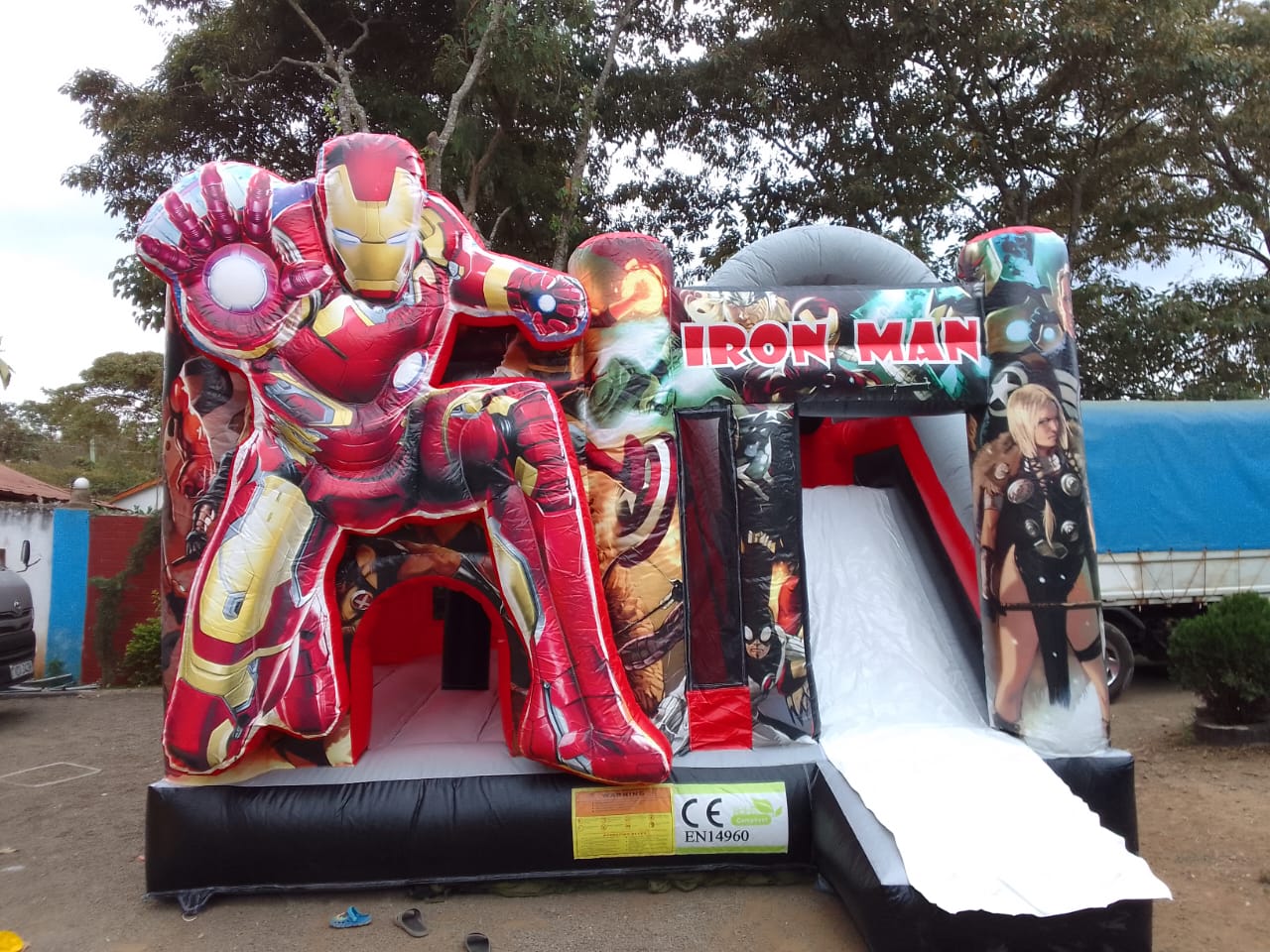 Iron man bouncy castle in kilimani