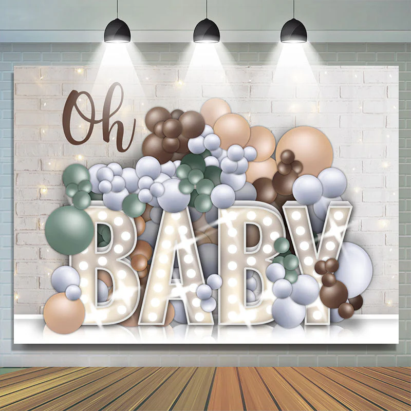 Balloon backdrop for baby showers in Nairobi