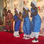 African dancers perfoming at a corporate event