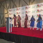 African dancers perfoming at a corporate event