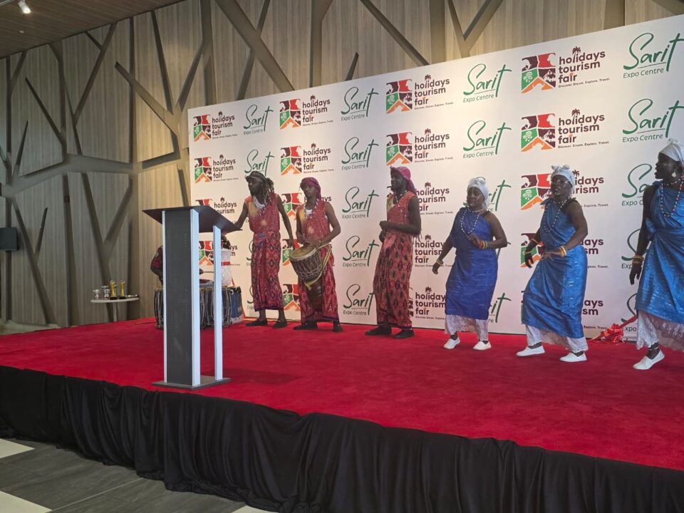 African dancers perfoming at a corporate event