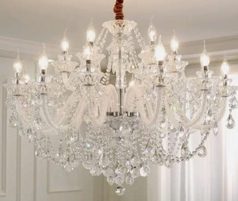 10-head-crystal-chandelier-Bilux-Lighting for hire in Nairobi