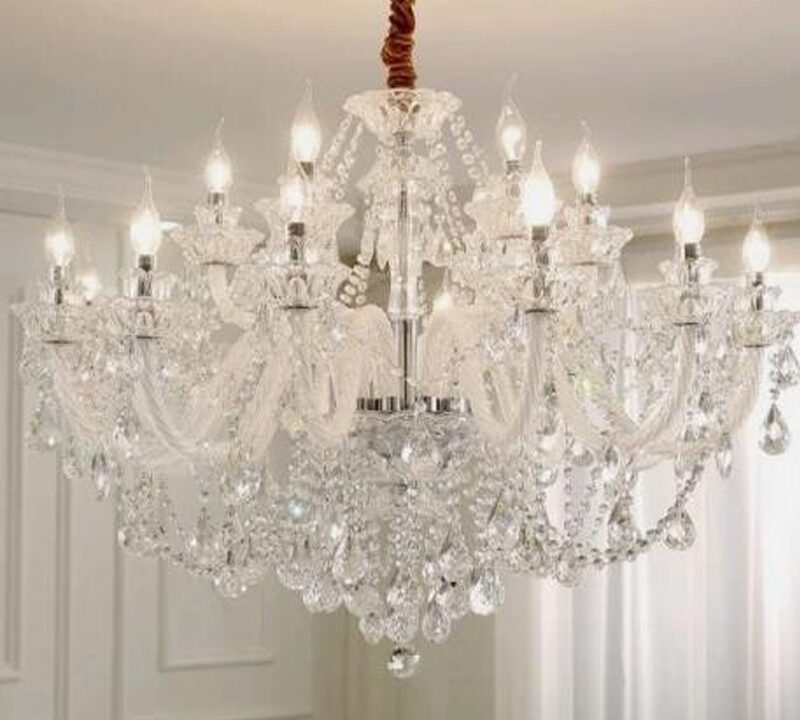 10-head-crystal-chandelier-Bilux-Lighting for hire in Nairobi